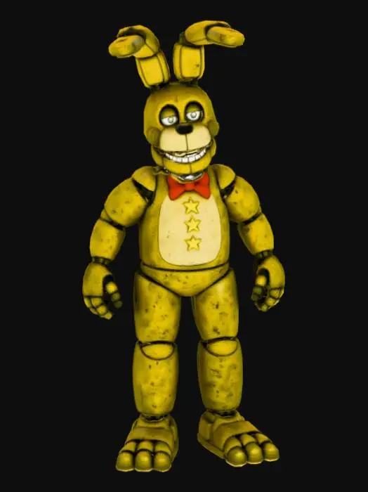 3D model for Golden Animatronic Star