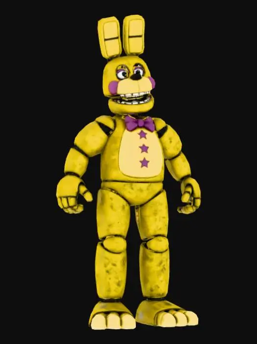 3D model for Golden bonnie