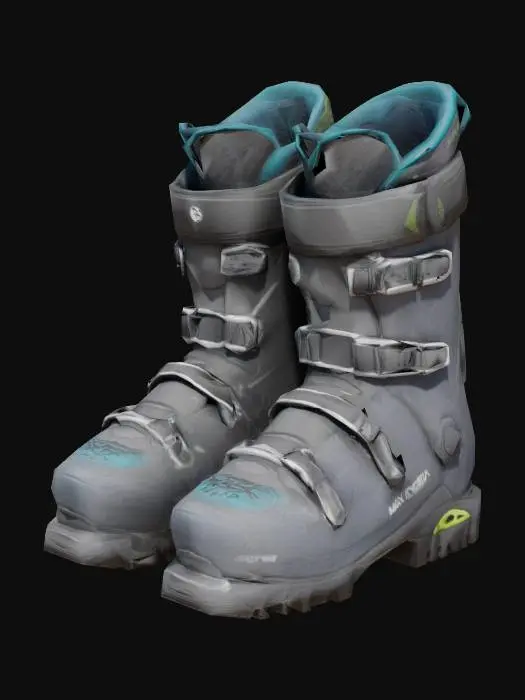 3D model for ski boots 