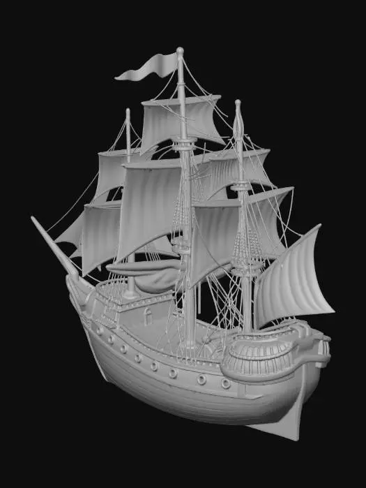3D model for Golden Galleon