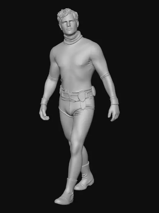 3D model for Heroic Scuba Diver