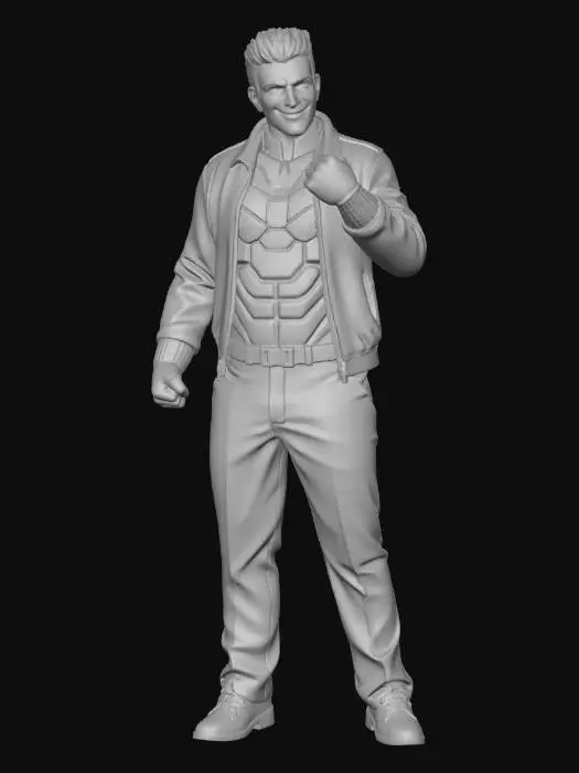 3D model for Heroic Stance