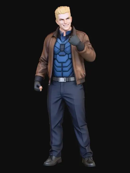 3D model for Heroic Stance