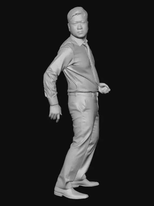 3D model for Portrait of a Man in Formal Attire