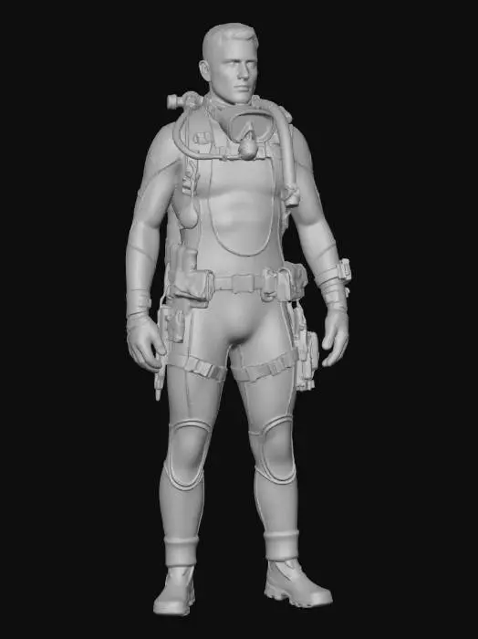 3D model for Shadow Diver