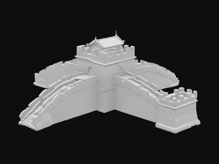 3D model for [CHINA] Great Wall Model, #AroundTheWorld#