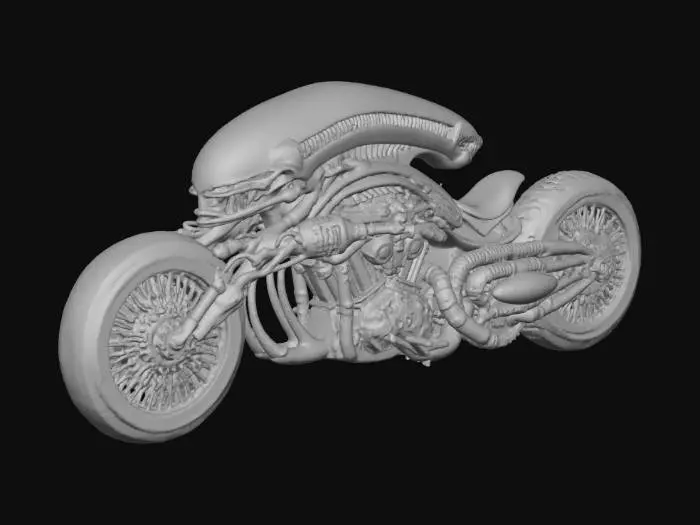 3D model for Alien Cruiser