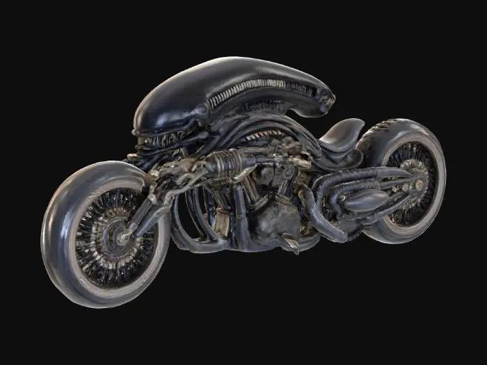 3D model for Alien Cruiser