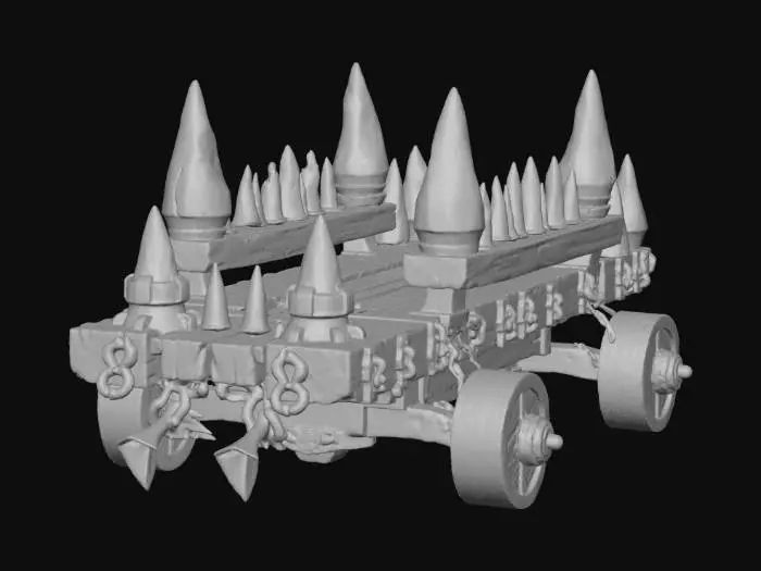 3D model for Orcs War Chariot