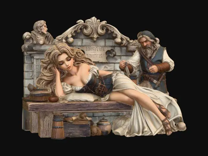 3D model for Dreaming on a Bench