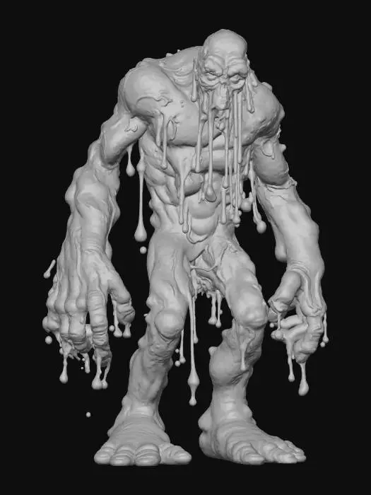 3D model for Slimy Melting Creatures 11