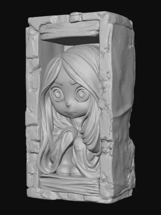 3D model for BookNook Girl 01