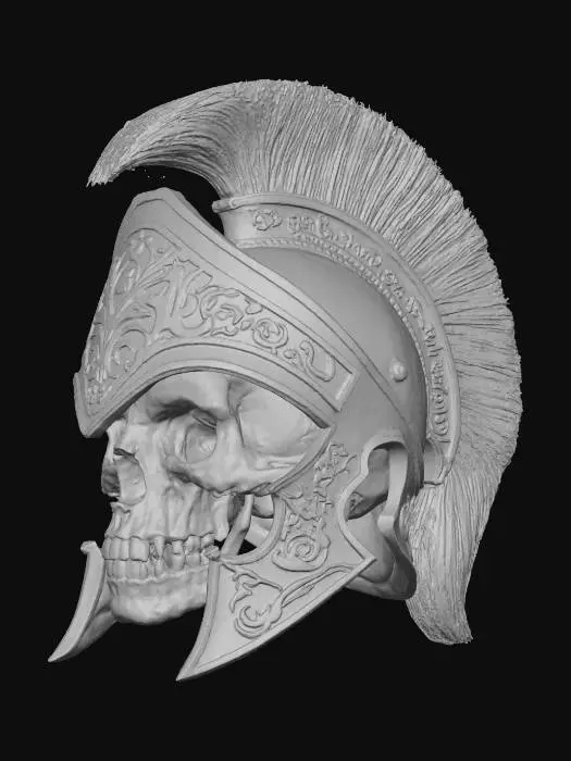 3D model for Roman_Warrior_Skull