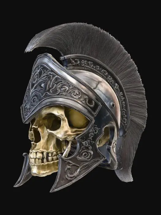3D model for Roman_Warrior_Skull