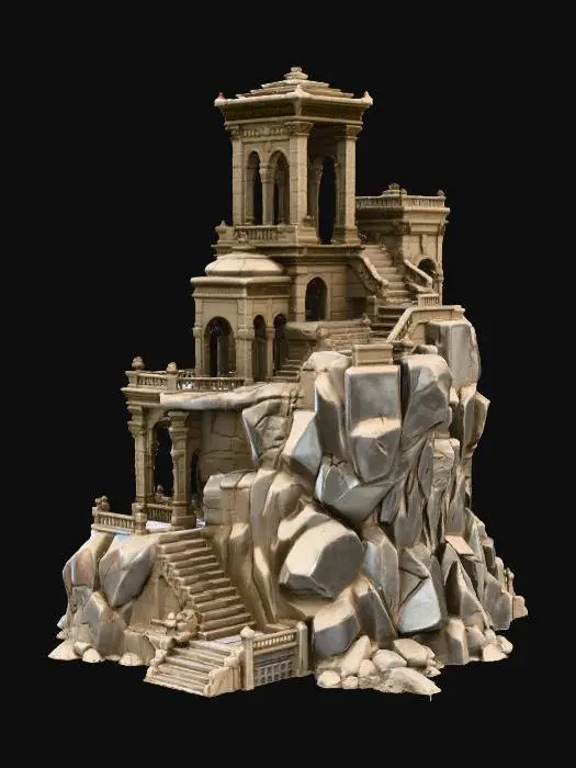 3D model for Ancient Cliffside Sanctuary