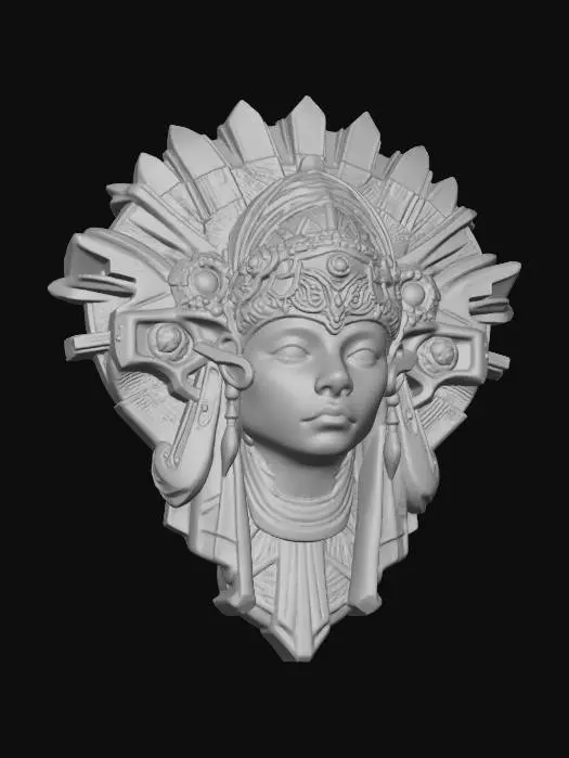 3D model for Queen of Africa
