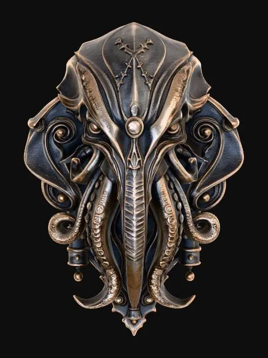 3D model for Wall Mounted Alien