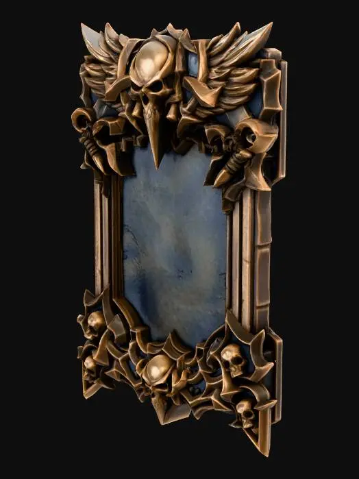 3D model for Gothic Card Frame