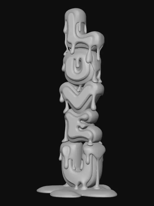 3D model for Melting Love