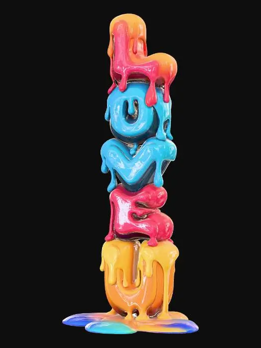 3D model for Melting Love