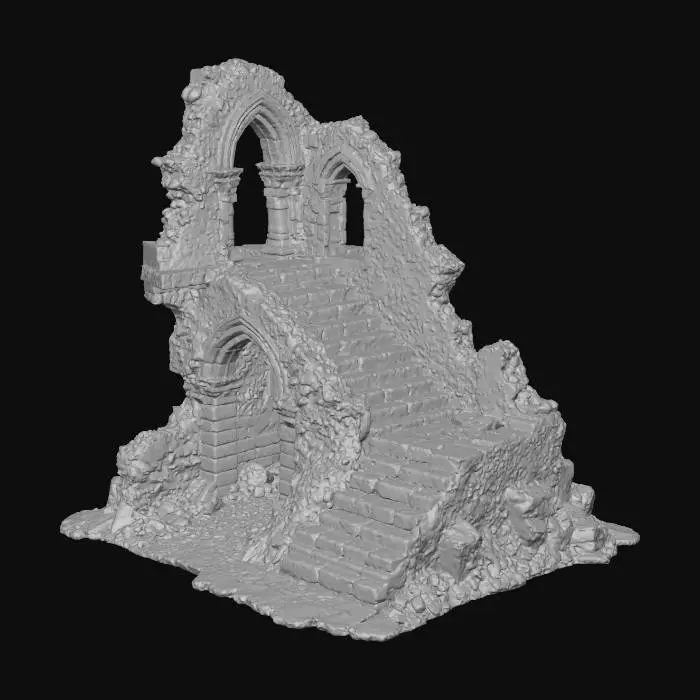 3D model for Ancient Ruin Stairs