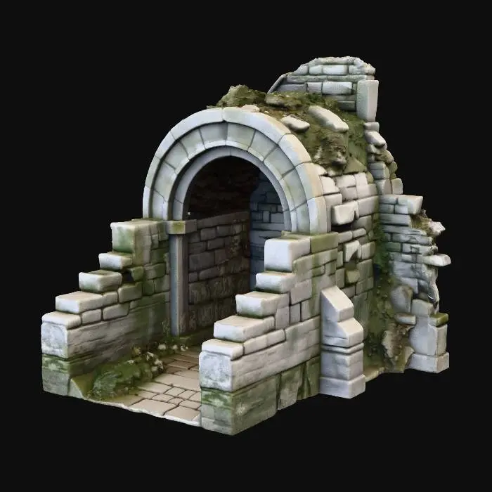 3D model for Ancient Passageway Ruins