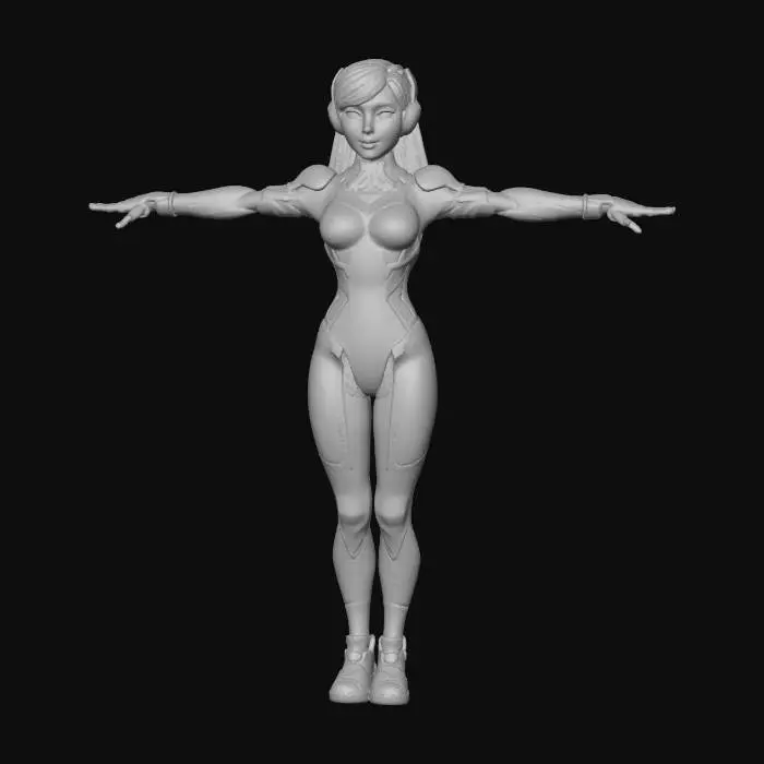 3D model for Gamer Teen