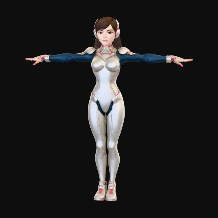 3D model for Gamer Teen
