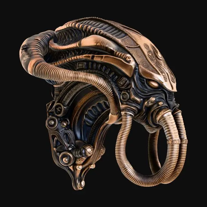 3D model for Eldritch Alien Wallmount