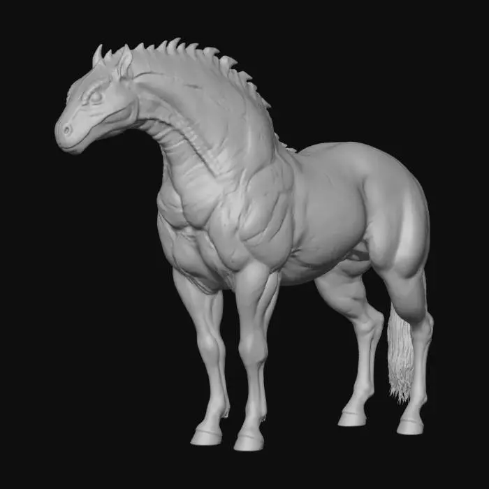 3D model for Lizard Stallion