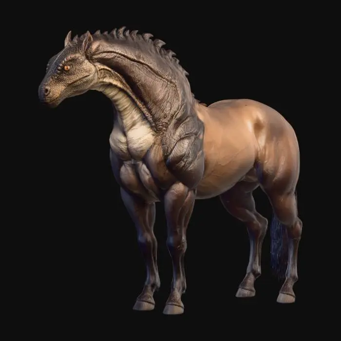 3D model for Lizard Stallion
