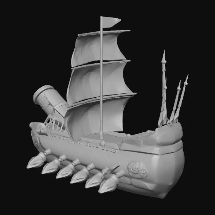 3D model for Celestial Sailship