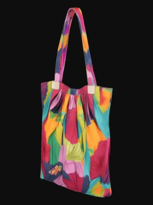 3D model for Шоппер с складками и длинными ручками 