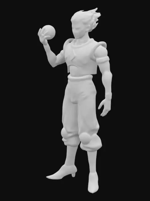3D model for Hisoka Character