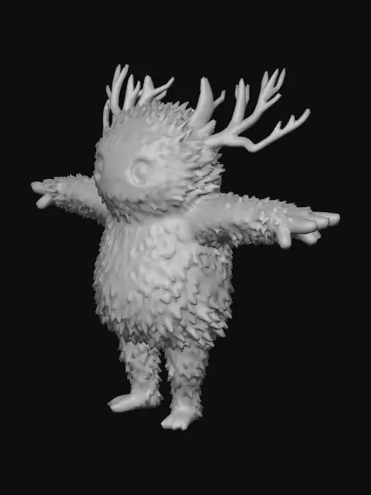 3D model for Antler Puff Beast