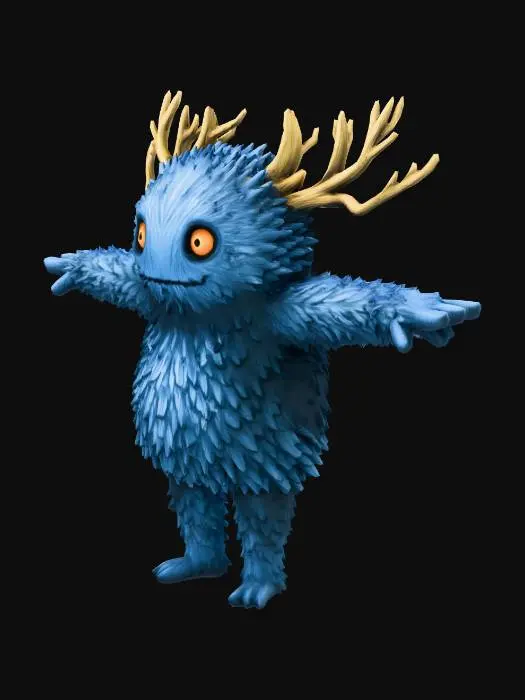 3D model for Antler Puff Beast