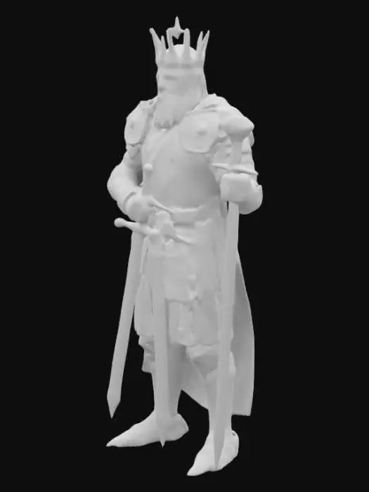 3D model for Mount and blade warband 
king harlus character

He wears beautiful medieval armor and is strong and muscular.