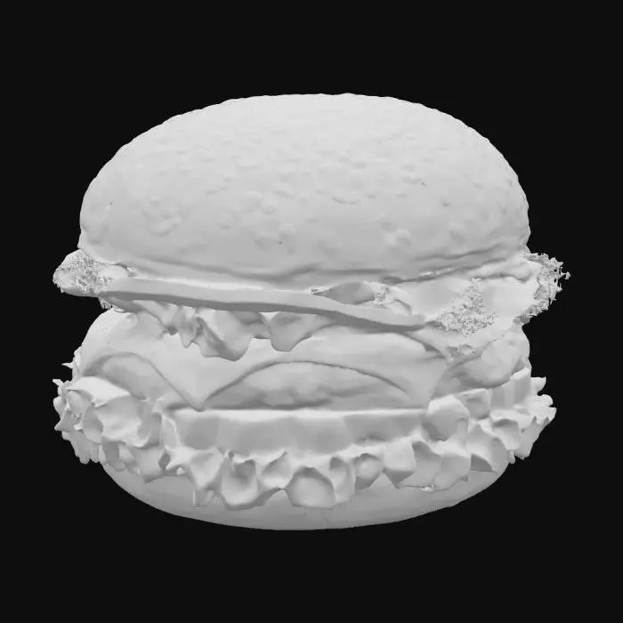 3D model for Deluxe Cheeseburger