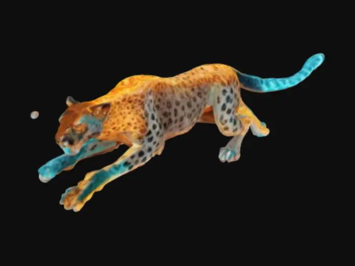 3D model for Smoke leopard bullet