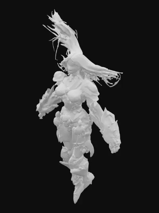 3D model for Emergence of the Storm Knight