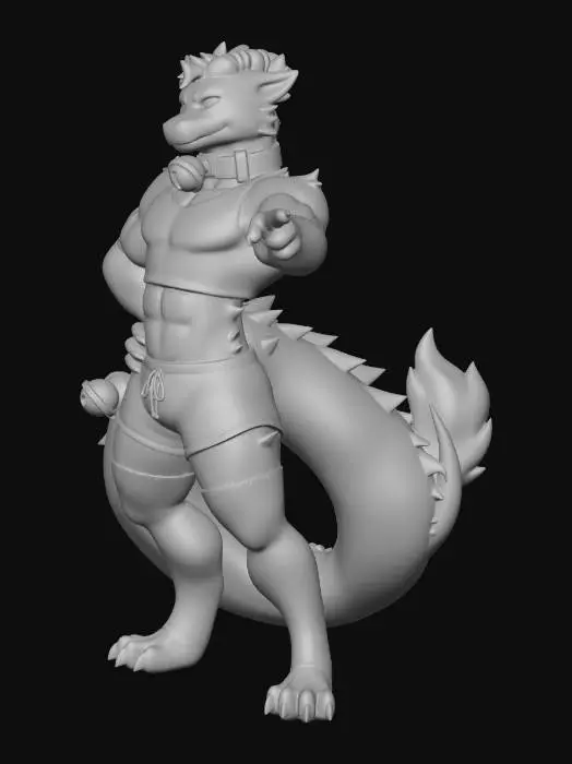 3D model for Heartfelt Draconic Style