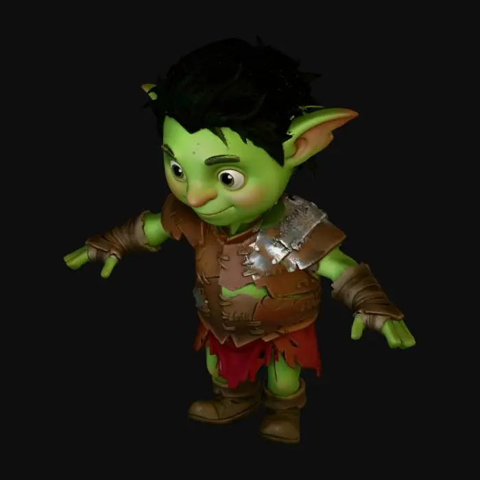 3D model for Patchwork Goblin