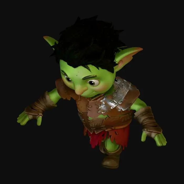 3D model for Patchwork Goblin