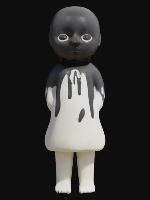 3D model for Ink Drip Figurine