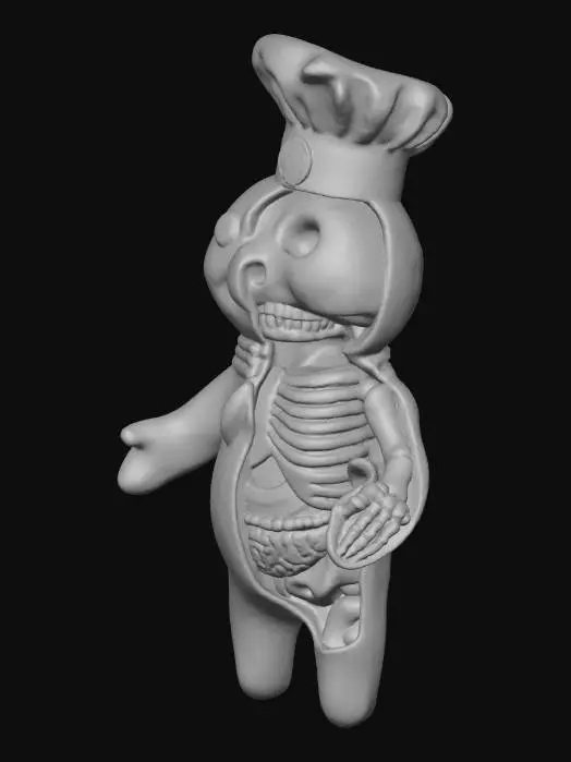 3D model for Anatomy of a Chef Doll, #Christmas2025#