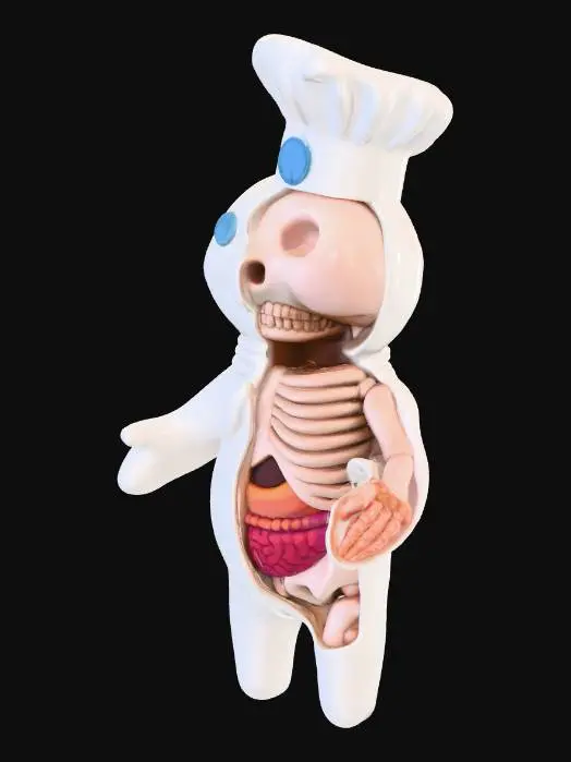 3D model for Anatomy of a Chef Doll, #Christmas2025#
