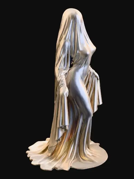 3D model for Veiled Elegance