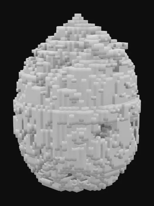 3D model for お正月に玄関に飾るだるま、蛇がまとわりついている、かわいいイラスト風の、リアルな