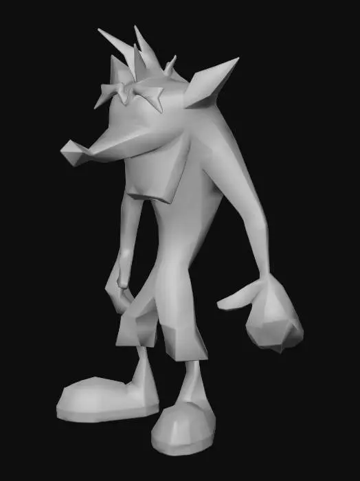 3D model for Crash Character Classic