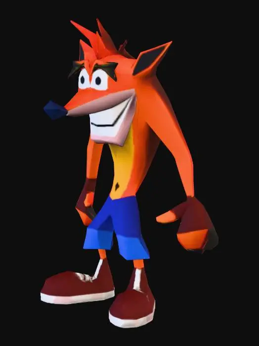 3D model for Crash Character Classic